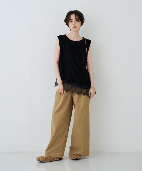 MOHI(モヒ)の「【MOHI / モヒ】ボアフラットバレエシューズ(バレエシューズ・レディース・キャメル・37/36/39/38)」の4枚目の写真