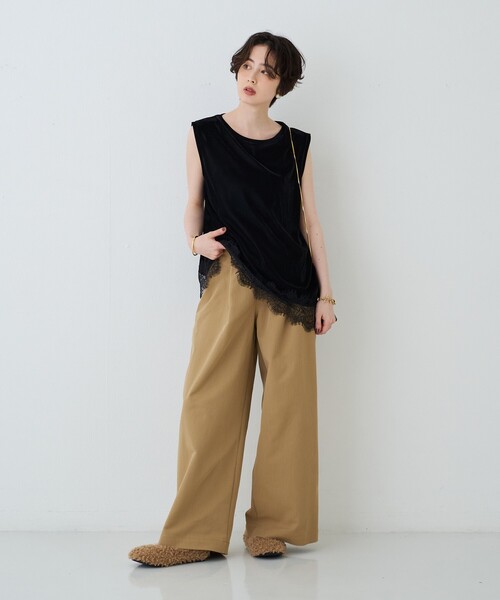 MOHI(モヒ)の「【MOHI / モヒ】ボアフラットバレエシューズ(バレエシューズ・レディース・キャメル・37/36/39/38)」の5枚目の写真