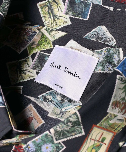 Paul Smith(ポールスミス)の「"Stamp" プリント シャツ / 263332 901U(シャツ/ブラウス・メンズ・オフホワイト/ブラック・X-LARGE/LARGE/MEDIUM/SMALL/XX-LARGE)」の8枚目の写真