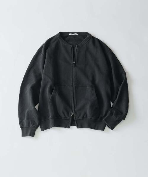 JOURNAL STANDARD relume（ジャーナルスタンダード　レリューム）の「ラフカット ノーカラー スウェット カーディガン（カーディガン/ボレロ・メンズ・ネイビー/グレー系その他/ピンク/ブラックミックス・MEDIUM/LARGE）」の19枚目の写真