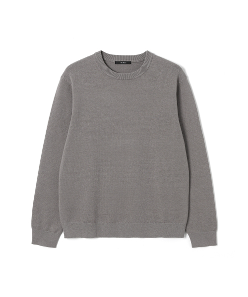 ADHOC（アドホック）の「男性ベーシックラウンドネックプルオーバーニット (DK-BEIGE) (HBALK92)（ニット/セーター・メンズ・その他・90/95/110/105/100）」の6枚目の写真