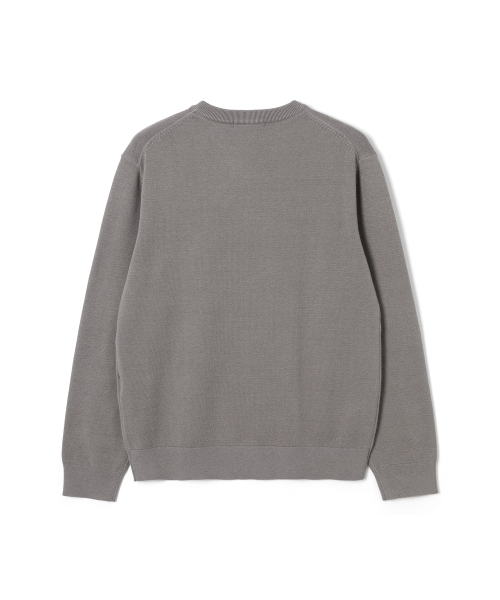 ADHOC（アドホック）の「男性ベーシックラウンドネックプルオーバーニット (DK-BEIGE) (HBALK92)（ニット/セーター・メンズ・その他・90/95/110/105/100）」の7枚目の写真