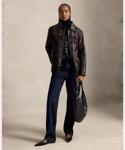 POLO JEANS RALPH LAUREN デニムベスト　ブラックデニム 黒 ボタンド デニム ベスト（ベスト）｜POLO RALPH LAUREN（ポロ ラルフ
