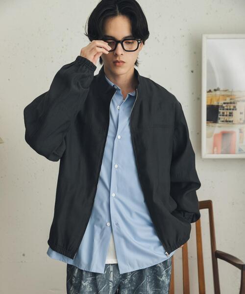 SENSE OF PLACE by URBAN RESEARCH(センスオブプレイスバイアーバンリサーチ)の「キュプラタッチライトブルゾン(ブルゾン・メンズ・チャコールグレー/ライトベージュ・LARGE/MEDIUM)」の19枚目の写真