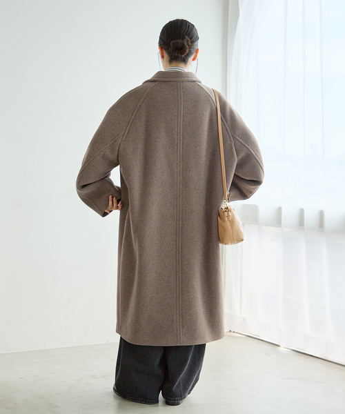 journal standard L'essage(ジャーナルスタンダードレサージュ)の「MANTECO/FABRICA スタンドコート(その他アウター・レディース・カーキ/ネイビー/モカ・36/38)」の13枚目の写真