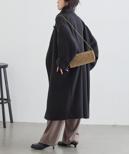 journal standard L'essage(ジャーナルスタンダードレサージュ)の「MANTECO/FABRICA スタンドコート(その他アウター・レディース・カーキ/ネイビー/モカ・36/38)」の21枚目の写真