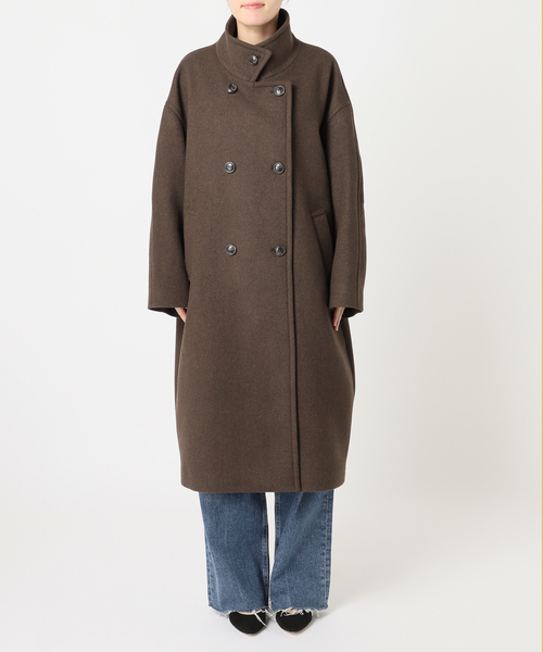 journal standard L'essage(ジャーナルスタンダードレサージュ)の「MANTECO/FABRICA スタンドコート(その他アウター・レディース・カーキ/ネイビー/モカ・36/38)」の6枚目の写真