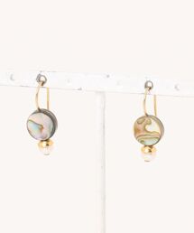 【CHAN LUU】DAMARIS EARRINGS PETITE ABALONE MIX
