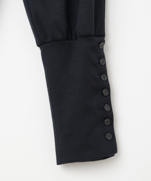 MILLO WOMEN（ミロウーマン）の「ジャージボタンアップジョガー [ネイビー]（スウェットパンツ・レディース・その他・SMALL/MEDIUM）」の3枚目の写真