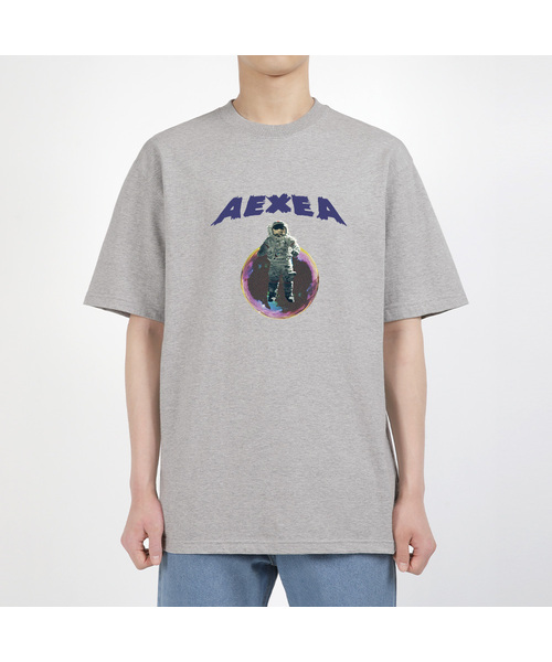 AEXEA(アクシー)の「バブルパワー 半袖Tシャツ E04BRD_ABX10210(Tシャツ/カットソー・メンズ・グレー系その他/ブルー/ホワイト/ブラック・S/XL/M/L)」の1枚目の写真