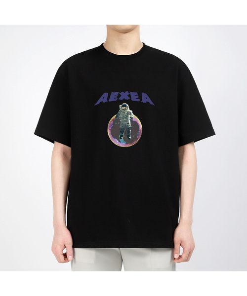AEXEA(アクシー)の「バブルパワー 半袖Tシャツ E04BRD_ABX10210(Tシャツ/カットソー・メンズ・グレー系その他/ブルー/ホワイト/ブラック・S/XL/M/L)」の3枚目の写真