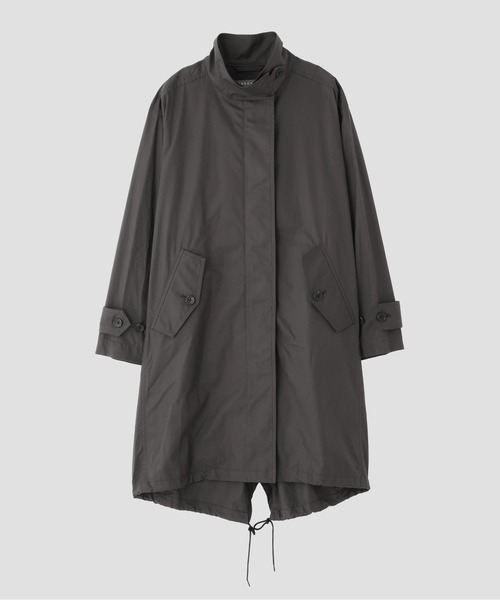 MARGARET HOWELL(マーガレットハウエル)の「HIGHDENSE COTTON TWILL COATING(モッズコート・レディース・ベージュ/スモークグレー・1/2)」の5枚目の写真