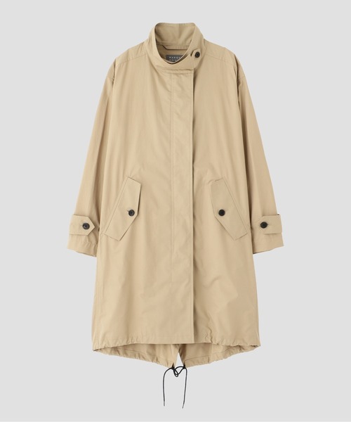 MARGARET HOWELL(マーガレットハウエル)の「HIGHDENSE COTTON TWILL COATING(モッズコート・レディース・ベージュ/スモークグレー・1/2)」の9枚目の写真