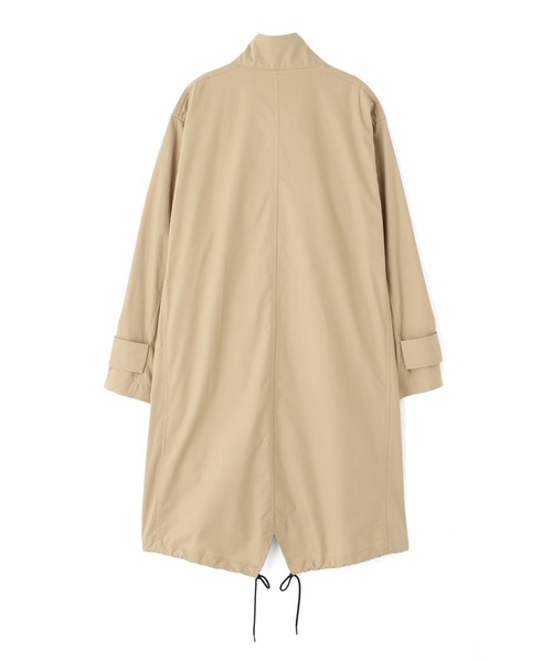 MARGARET HOWELL(マーガレットハウエル)の「HIGHDENSE COTTON TWILL COATING(モッズコート・レディース・ベージュ/スモークグレー・1/2)」の10枚目の写真