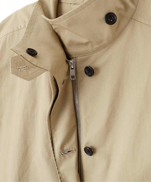 MARGARET HOWELL(マーガレットハウエル)の「HIGHDENSE COTTON TWILL COATING(モッズコート・レディース・ベージュ/スモークグレー・1/2)」の11枚目の写真