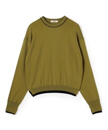 プレーンウール クルーネックプルオーバー