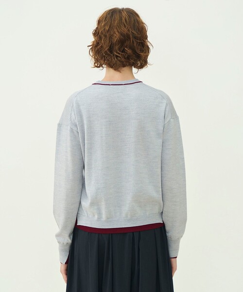 MACPHEE(マカフィー)の「プレーンウール クルーネックプルオーバー(ニット/セーター・レディース・ネイビー/カーキ/グレー系その他/ピンク系その他/グレー系その他2/ブルー系その他2・S/M)」の22枚目の写真
