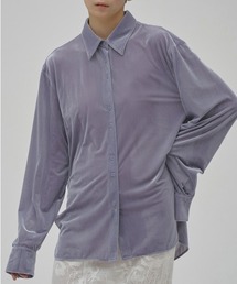 TODAYFUL | Roundhem Velour Shirts(シャツ/ブラウス)