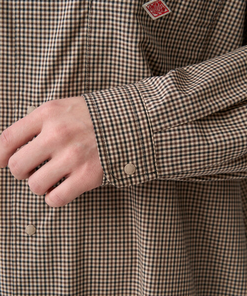 DANTON(ダントン)の「Women's T/C Classic Collar Dress(ワンピース・レディース・ベージュ系その他/グレー系その他・36)」の7枚目の写真