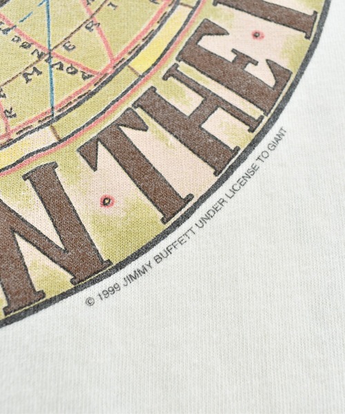 VINTAGE(ヴィンテージ)の「【USED】90’s TULTEX ”Jimmy Buffett/BEACH HOUSE ON THE MOON TOUR“ バンド Tシャツ(Tシャツ/カットソー・メンズ・ホワイト・X-LARGE)」の3枚目の写真