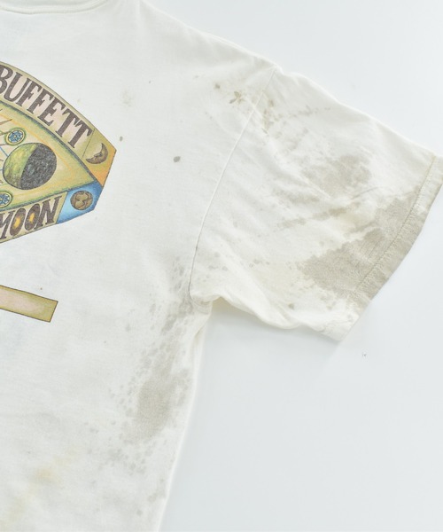 VINTAGE(ヴィンテージ)の「【USED】90’s TULTEX ”Jimmy Buffett/BEACH HOUSE ON THE MOON TOUR“ バンド Tシャツ(Tシャツ/カットソー・メンズ・ホワイト・X-LARGE)」の13枚目の写真