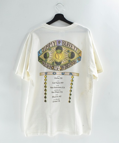 VINTAGE(ヴィンテージ)の「【USED】90’s TULTEX ”Jimmy Buffett/BEACH HOUSE ON THE MOON TOUR“ バンド Tシャツ(Tシャツ/カットソー・メンズ・ホワイト・X-LARGE)」の20枚目の写真