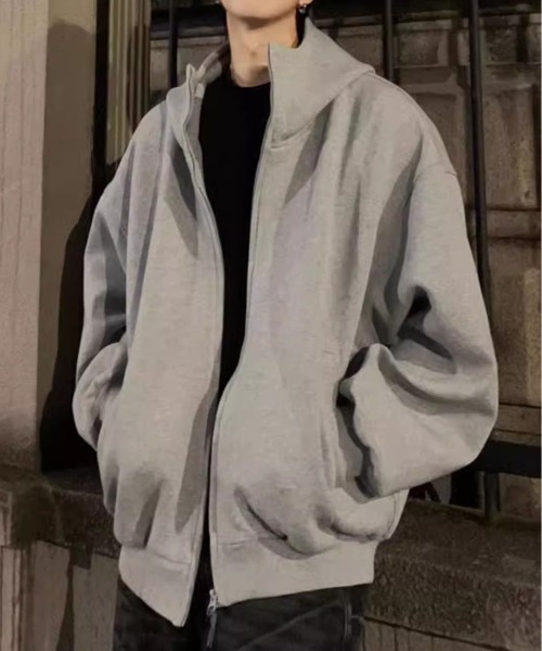 DOUBLE STEAL(ダブルスティール)の「DSミニマルハイネックブルゾン(ブルゾン・メンズ・ブラック/グレー・X-LARGE/LARGE/MEDIUM)」の2枚目の写真