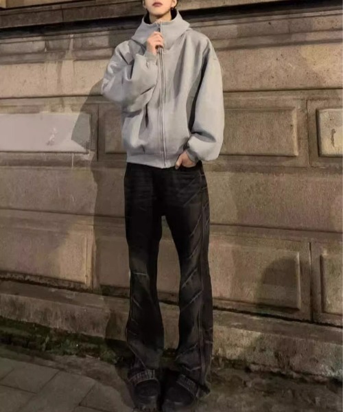 DOUBLE STEAL(ダブルスティール)の「DSミニマルハイネックブルゾン(ブルゾン・メンズ・ブラック/グレー・X-LARGE/LARGE/MEDIUM)」の7枚目の写真