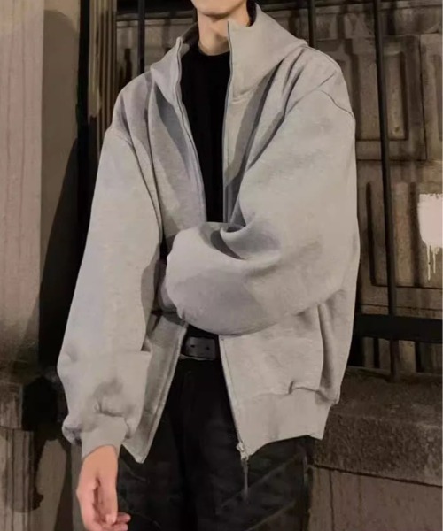DOUBLE STEAL(ダブルスティール)の「DSミニマルハイネックブルゾン(ブルゾン・メンズ・ブラック/グレー・X-LARGE/LARGE/MEDIUM)」の6枚目の写真