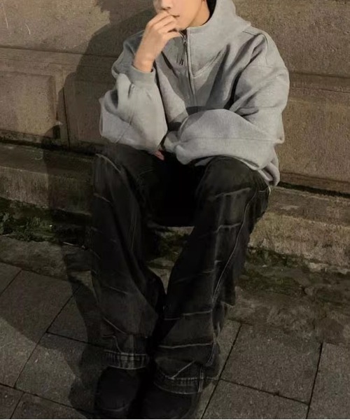 DOUBLE STEAL(ダブルスティール)の「DSミニマルハイネックブルゾン(ブルゾン・メンズ・ブラック/グレー・X-LARGE/LARGE/MEDIUM)」の8枚目の写真