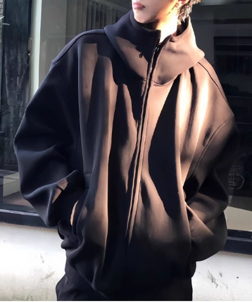 DOUBLE STEAL(ダブルスティール)の「DSミニマルハイネックブルゾン(ブルゾン・メンズ・ブラック/グレー・X-LARGE/LARGE/MEDIUM)」の4枚目の写真