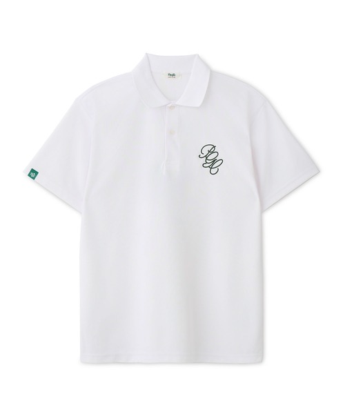 Pacific GOLF CLUB（パシフィックゴルフクラブ）の「BLACK KITE MASCOT POLO SHIRT（ポロシャツ・メンズ・チャコールグレー/ホワイト・M/S/L/XL）」の3枚目の写真