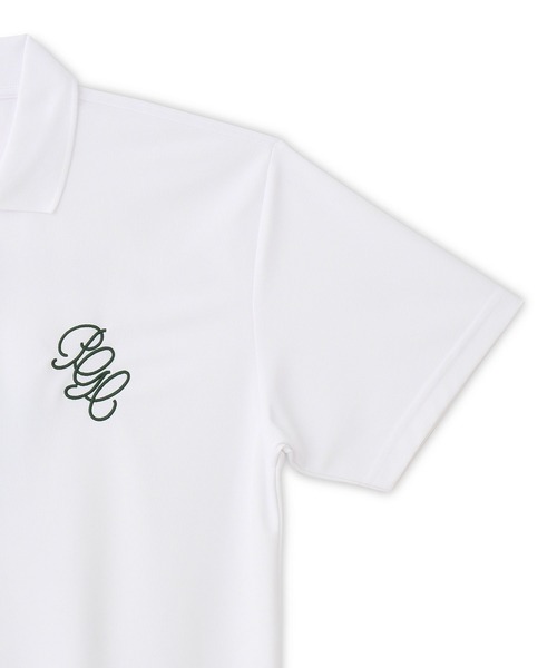 Pacific GOLF CLUB（パシフィックゴルフクラブ）の「BLACK KITE MASCOT POLO SHIRT（ポロシャツ・メンズ・チャコールグレー/ホワイト・M/S/L/XL）」の7枚目の写真