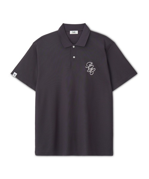 Pacific GOLF CLUB（パシフィックゴルフクラブ）の「BLACK KITE MASCOT POLO SHIRT（ポロシャツ・メンズ・チャコールグレー/ホワイト・M/S/L/XL）」の9枚目の写真