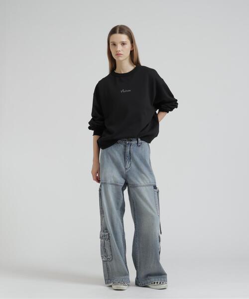 AVIREX（アヴィレックス）の「HORSESHOE TOMCAT CREW SWEAT（スウェット・レディース・ブラウン/ブラック/ベージュ・F）」の16枚目の写真