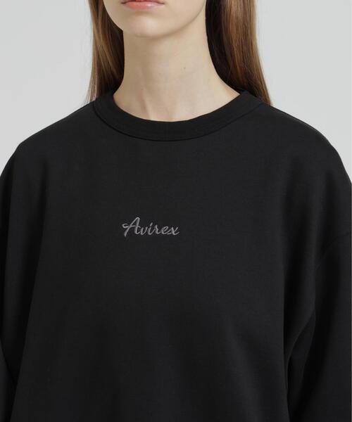 AVIREX（アヴィレックス）の「HORSESHOE TOMCAT CREW SWEAT（スウェット・レディース・ブラウン/ブラック/ベージュ・F）」の20枚目の写真