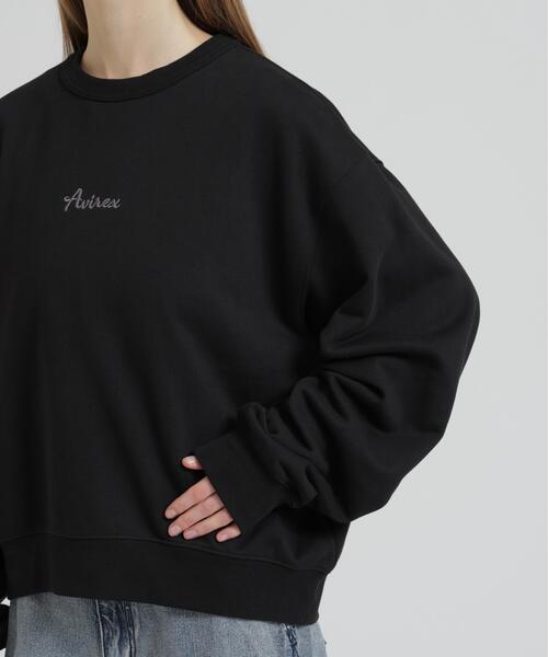 AVIREX（アヴィレックス）の「HORSESHOE TOMCAT CREW SWEAT（スウェット・レディース・ブラウン/ブラック/ベージュ・F）」の21枚目の写真