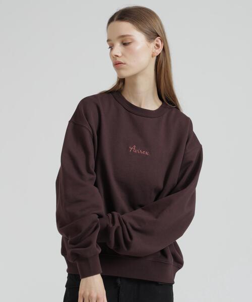AVIREX（アヴィレックス）の「HORSESHOE TOMCAT CREW SWEAT（スウェット・レディース・ブラウン/ブラック/ベージュ・F）」の5枚目の写真