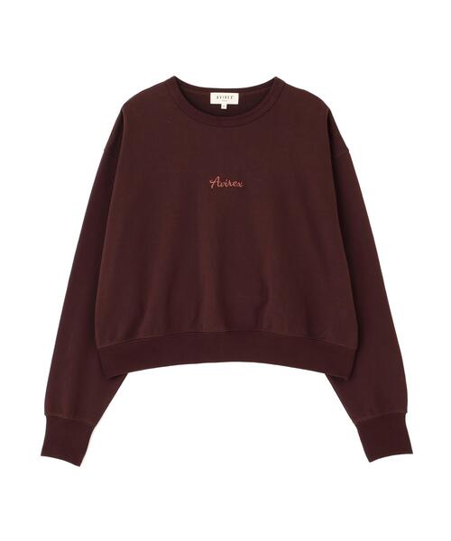 AVIREX（アヴィレックス）の「HORSESHOE TOMCAT CREW SWEAT（スウェット・レディース・ブラウン/ブラック/ベージュ・F）」の12枚目の写真