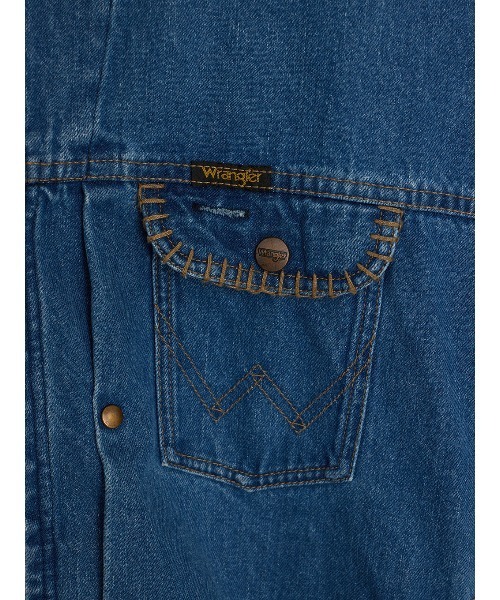 Wrangler（ラングラー）の「Wrangler×Ameri BLANKET STITCH DENIM JACKET（デニムジャケット・レディース・ブルー/ブラック/ピンク・MEDIUM/SMALL）」の12枚目の写真