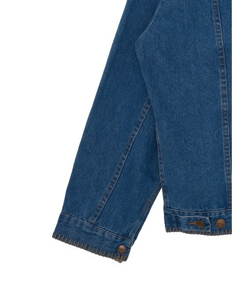 Wrangler（ラングラー）の「Wrangler×Ameri BLANKET STITCH DENIM JACKET（デニムジャケット・レディース・ブルー/ブラック/ピンク・MEDIUM/SMALL）」の9枚目の写真