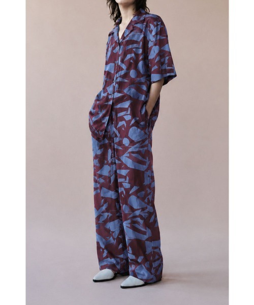 marjour(マージュール)の「ART PATTERN WIDE PANTS(その他パンツ・レディース・ブラック系/ブルー系・M)」の14枚目の写真