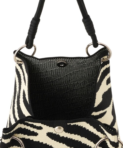 Jayro（ジャイロ）の「ニットミニトートバッグ（ハンドバッグ・レディース・ブラック系その他/ブラック系その他2・FREE）」の13枚目の写真