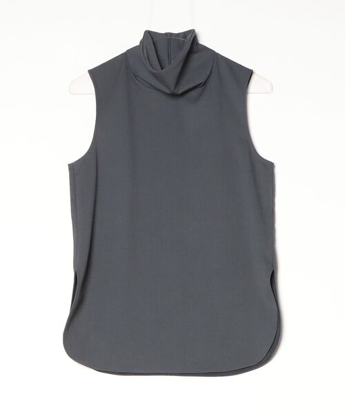 TODAYFUL（トゥデイフル）の「Twill Turtle Tops 12620404（Tシャツ/カットソー・レディース・ブラック/ブルー/グレイッシュベージュ・FREE）」の3枚目の写真