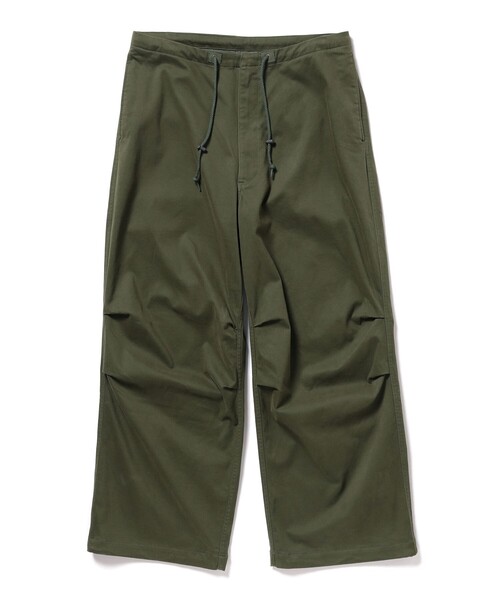 BEAMS(ビームス)の「ブラッシュド オーバー パンツ(その他パンツ・メンズ・ブラック/オリーブ・XL/L/M/S)」の2枚目の写真