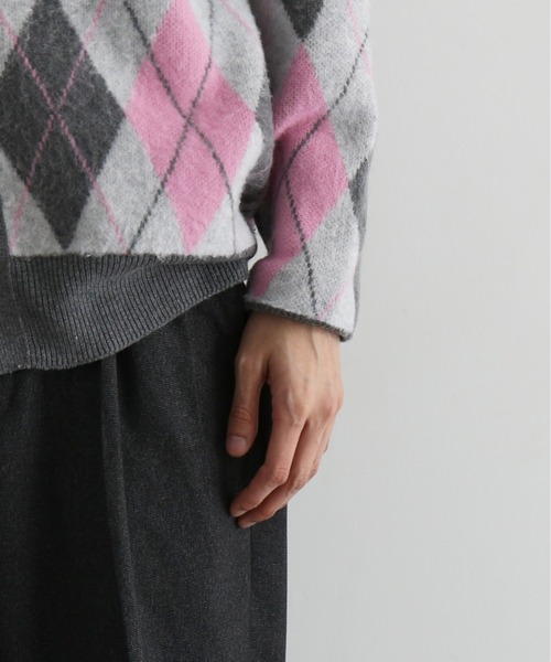 KAIKO（カイコー）の「【Pre order】KAIKO Domestic knit polo cardigan（カーディガン/ボレロ・メンズ・レッド系その他/グレー系その他2/グレー系その他・2/1）」の22枚目の写真