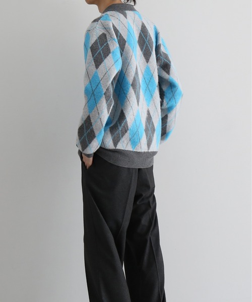 KAIKO（カイコー）の「【Pre order】KAIKO Domestic knit polo cardigan（カーディガン/ボレロ・メンズ・レッド系その他/グレー系その他2/グレー系その他・2/1）」の9枚目の写真