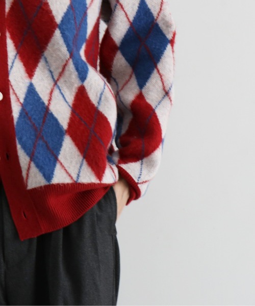 KAIKO（カイコー）の「【Pre order】KAIKO Domestic knit polo cardigan（カーディガン/ボレロ・メンズ・レッド系その他/グレー系その他2/グレー系その他・2/1）」の15枚目の写真
