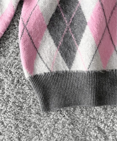 KAIKO（カイコー）の「【Pre order】KAIKO Domestic knit polo cardigan（カーディガン/ボレロ・メンズ・レッド系その他/グレー系その他2/グレー系その他・2/1）」の8枚目の写真