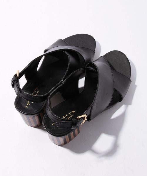 TABITA（タビタ）の「【WEB限定】TABITA ストライプヒール サンダル（サンダル・レディース・ブラック/ブラウン・35/36/37/38）」の8枚目の写真